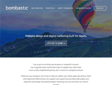 Tablet Screenshot of bombasticweb.com